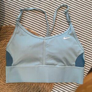 Nike Dri Fit sports Bra blue on blue